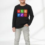 baju anak muslim lengan panjang 5 pilar islam model