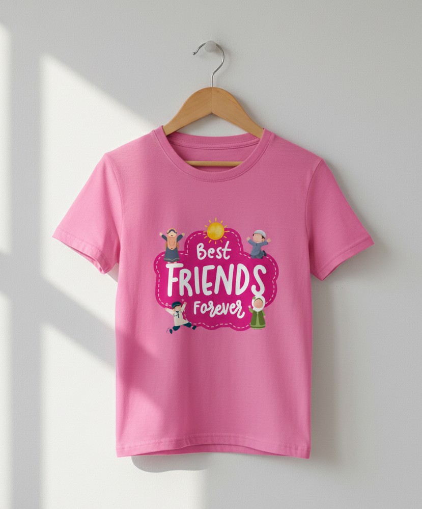 bff kaos anak muslimah darkids model