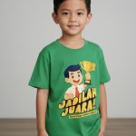 kaos anak jadilah juara model