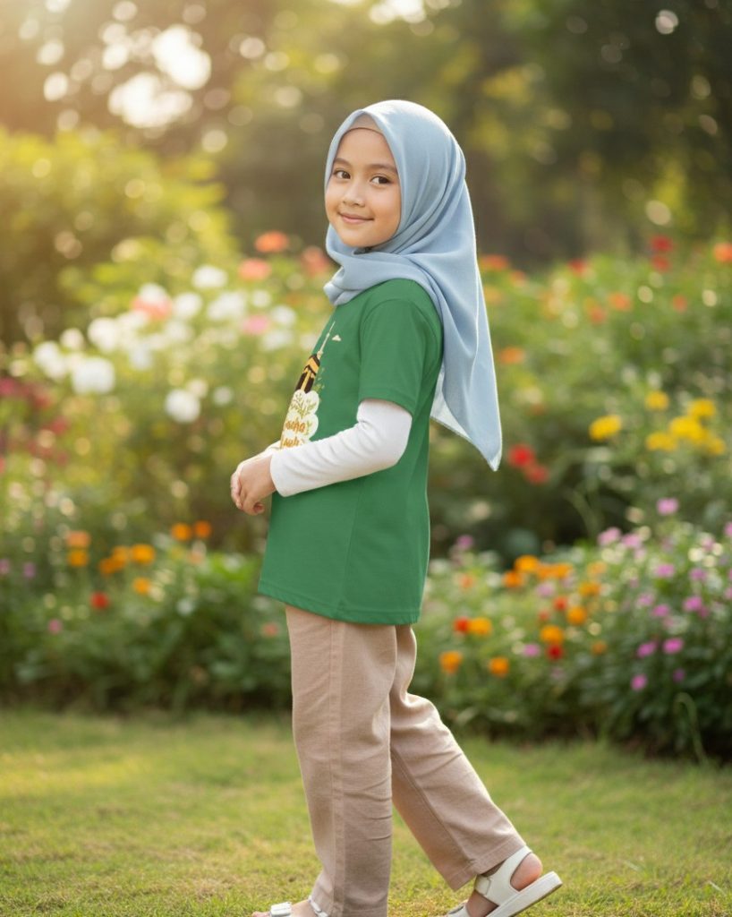 kaos anak muslim la illaha ilallah model