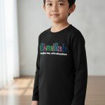 kaos anak muslim tema bismillah model
