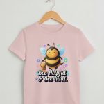 kaos anak muslimah bee